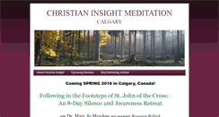 Desktop Screenshot of christianinsightmeditationcalgary.com
